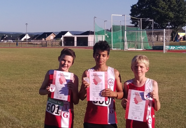 Drei Siegertypen in Zülpich