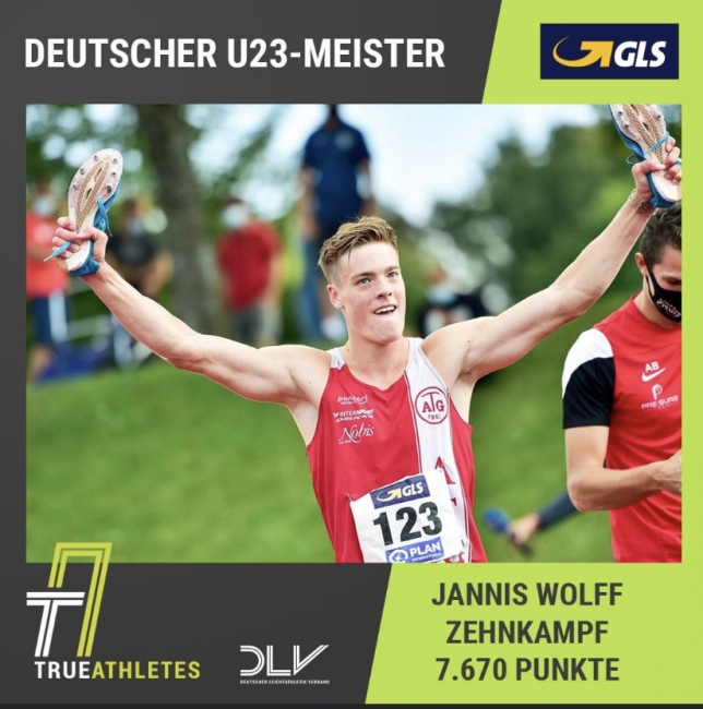 Jannis Wolff mit Zehnkampf-Bestleistung / Screenshot: Leichtathletik.de