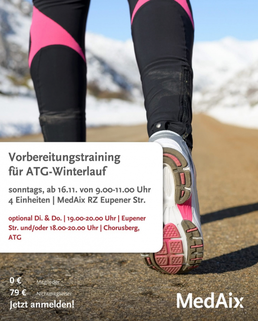 MedAix Vorbereitungskurs für den Winterlauf 2025
